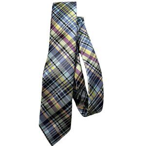 XMI Men's Tie Multicolored Striped Narrow  NWOT